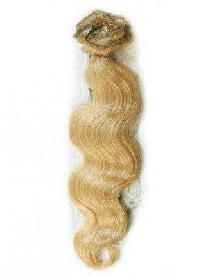 Blonde Wavy Gorgeous Remy Human Hair Tape In Hair Extensions