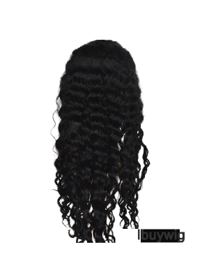 Black Long Wavy Lace Frontals