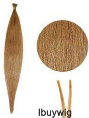 Blonde Straight Stick/I Tip Hair Extensions