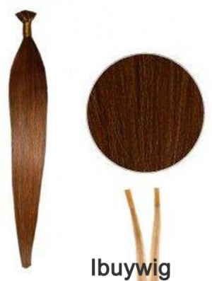 Auburn Straight Stick/I Tip Hair Extensions