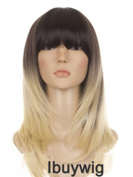 Beautiful 18 inch Shoulder Length Straight Wigs For Black Women