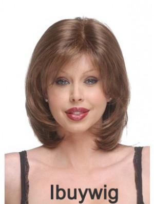 Capless Chin Length Straight Auburn Discount Bob Wigs