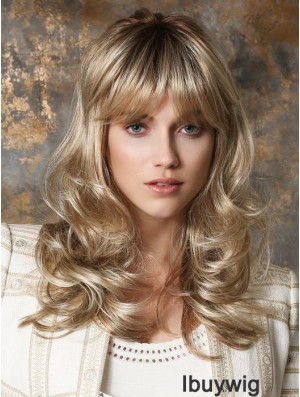 Long Monofilament Blonde 16 inch Classic Lady Wig