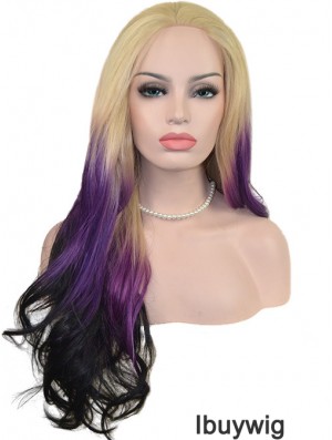 22 inch Ombre/2 Tone Long Without Bangs Wavy Great Lace Wigs