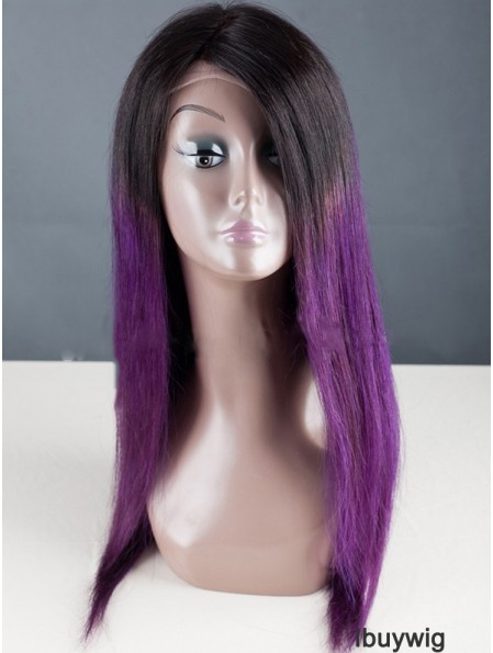 Long Straight Without Bangs Full Lace 18 inch Designed Black Women Wigs