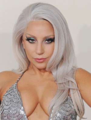 Good Long Wavy 20 inch Synthetic Grey Wigs