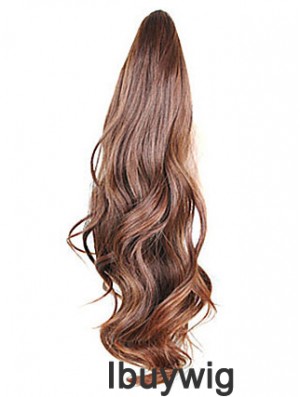 Style Wavy Brown Ponytails